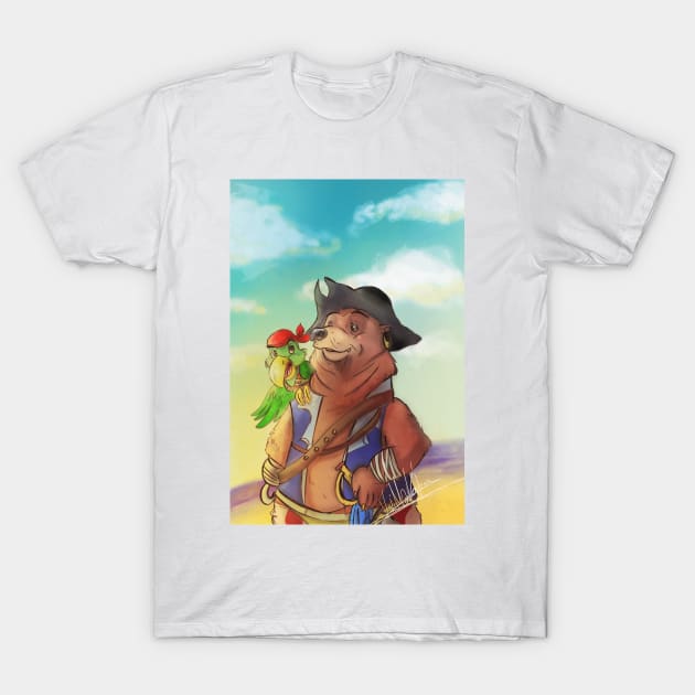 Pirate bear T-Shirt by markatos